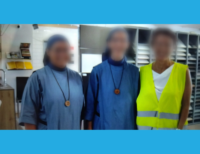 Acción social: donación de material eléctrico a la orden religiosa “Fraternidad de la Comunidad del Cordero”