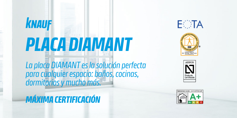 Knauf DIAMANT: La placa de yeso más versátil