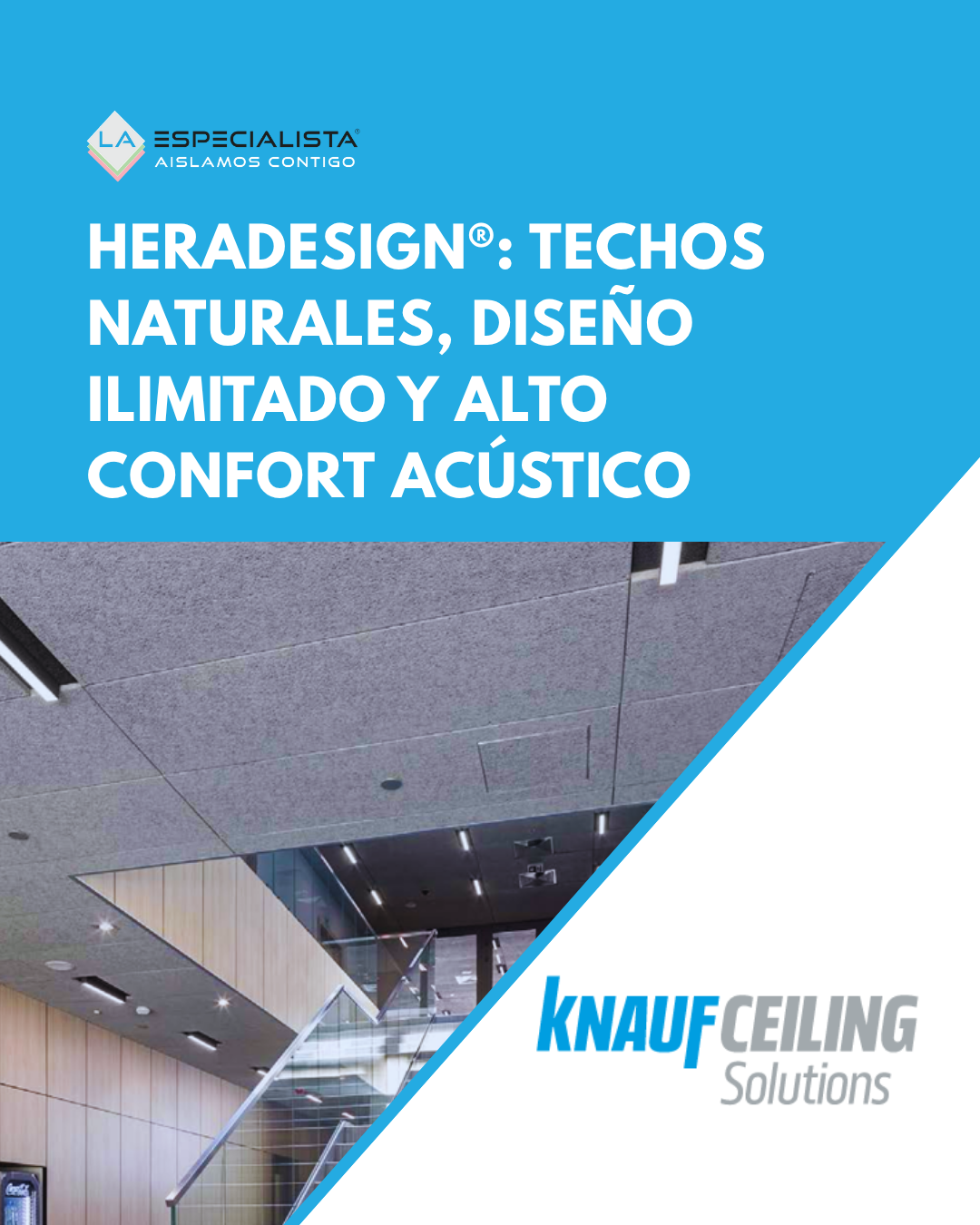 HERADESIGN®: techos naturales, diseño ilimitado y alto confort acústico
