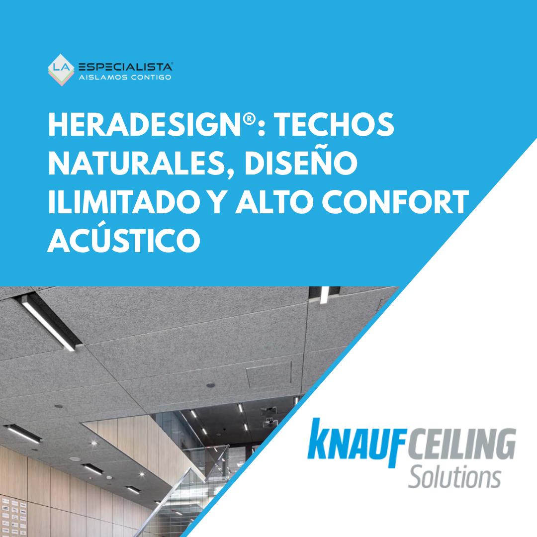 HERADESIGN®: techos naturales, diseño ilimitado y alto confort acústico
