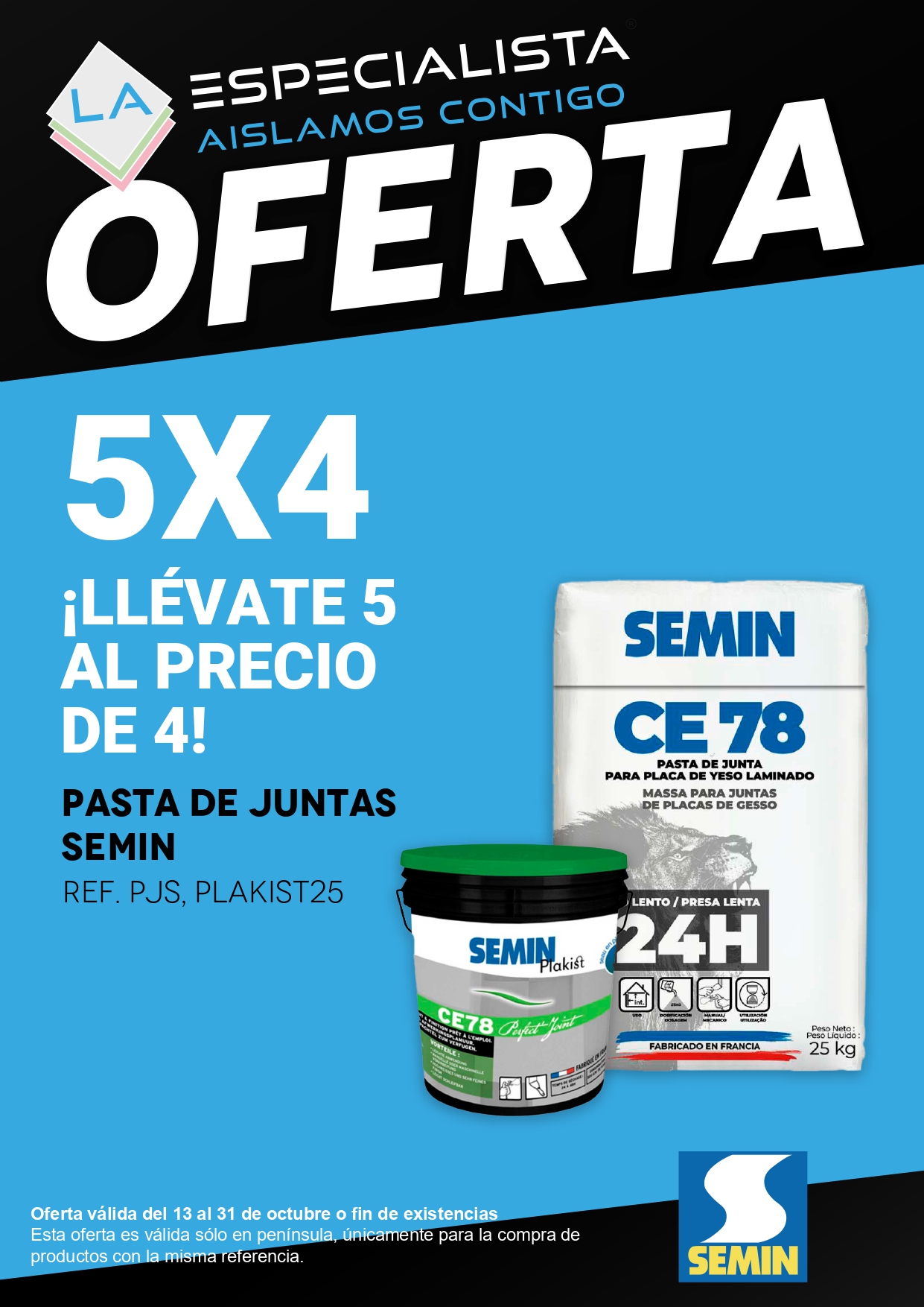 Oferta: Pasta de Juntas SEMIN