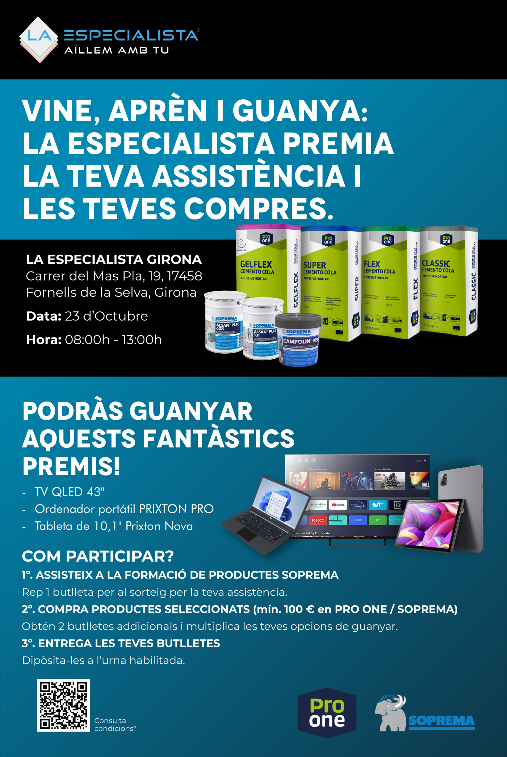 Ven, aprende y gana con el Road Show de Soprema y Pro One