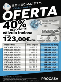 Oferta: Plats de dutxa a Girona