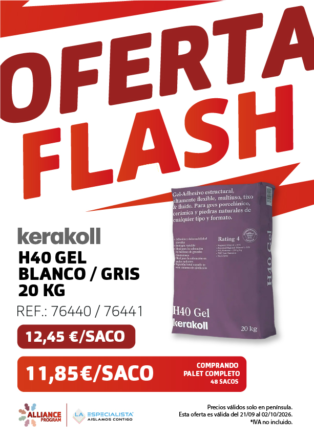 Oferta: H40 Gel de Kerakoll